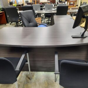 gray desk for office