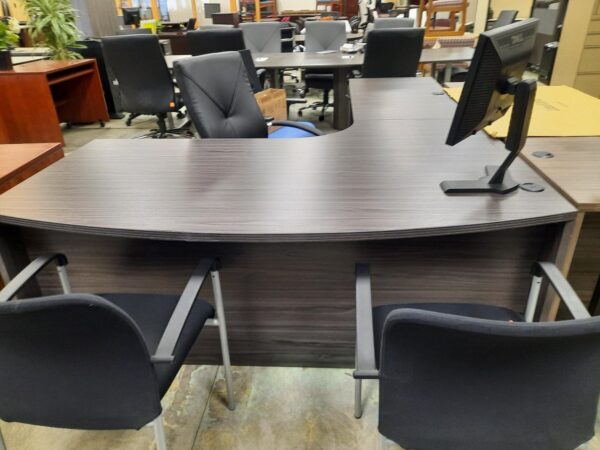 gray desk for office